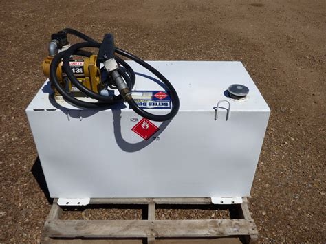 Perfect for transporting diesel fuel and hydraulic fluid, the L-Shape Transfer Tank series is available with 40, 50, 75, 90, and 110-gallon capacities. . 100 gallon slip tank